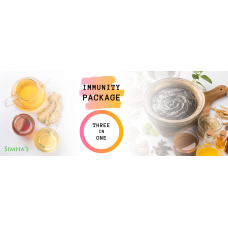 3-in-1 Immunity Package - Kashaya Powder, Pure Turmeric and Chyavanaprasha