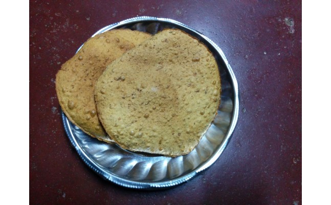 Horse Gram Papads - Spicy, munchy delight for meals or alone Horse Gram Papads - Spicy, munchy delight for meals or alone